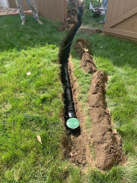 French Drain Exit Point