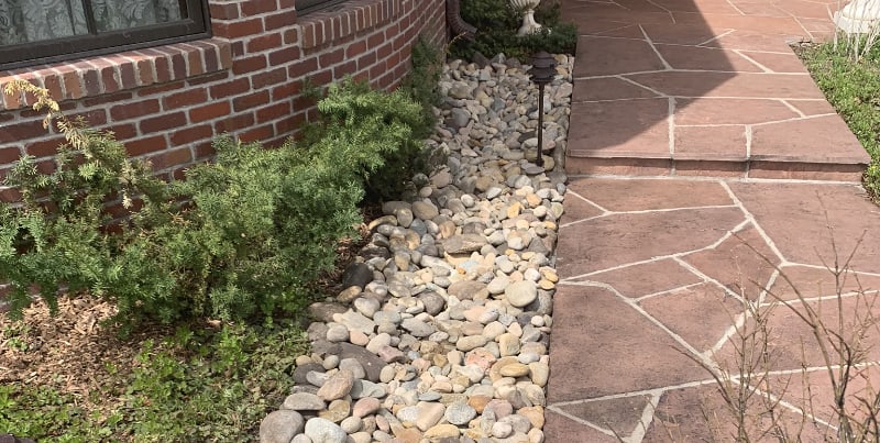Cherry Creek Flagstone Walkway after Being Sealed
